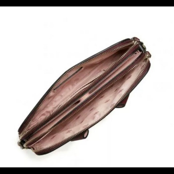 Kate Spade Dog Leather Chain Crossbody Clutch Cute - Picture 4 of 4